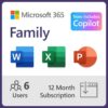 Office 365 Family (Key) 1 Year