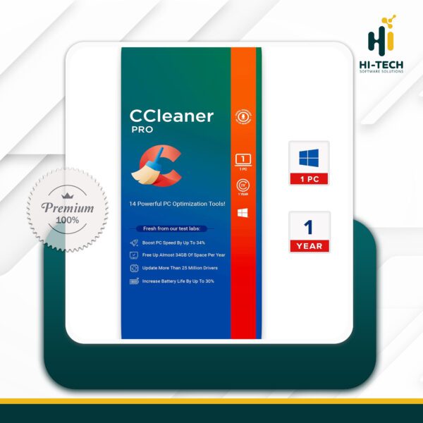 CCleaner Professional for Windows | 1 Device 1 Year