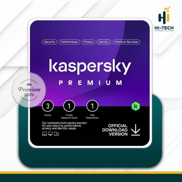 Kaspersky Premium Security 1 Year 3 Device